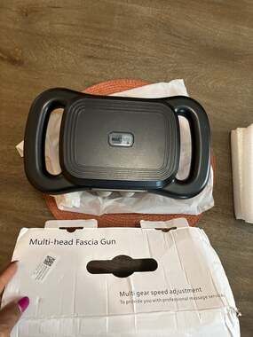 Multi-head Fascia Gun 8-Node Deep Tissue Percussion Electric Body Massager